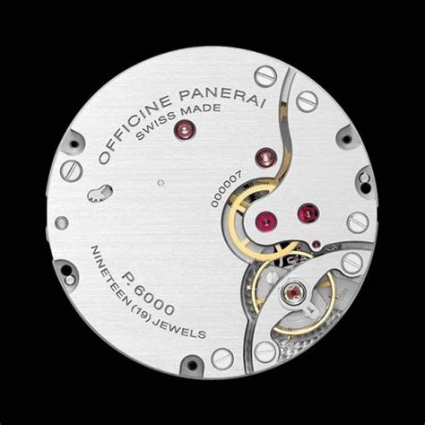 panerai p6000 movement|panerai p6000.